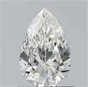 Natural Diamond 0.71 Carats, Pear with  Cut, I Color, VS2 Clarity and Certified by GIA