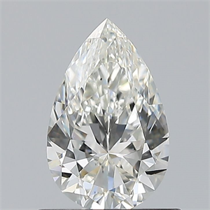 Picture of Natural Diamond 0.71 Carats, Pear with  Cut, I Color, VS2 Clarity and Certified by GIA