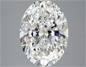 Diamante Natural 3.51 quilates, Ovalado , Color E, claridad IF y certificado GIA