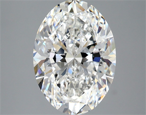 Foto Diamante Natural 3.51 quilates, Ovalado , Color E, claridad IF y certificado GIA de