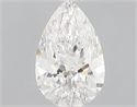 Diamante Natural 0.40 quilates, De pera , Color E, claridad SI1 y certificado GIA