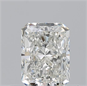 Natural Diamond 0.51 Carats, Radiant with  Cut, I Color, VVS1 Clarity and Certified by GIA