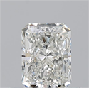Natural Diamond 0.51 Carats, Radiant with  Cut, I Color, VVS1 Clarity and Certified by GIA