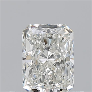 Picture of Natural Diamond 0.51 Carats, Radiant with  Cut, I Color, VVS1 Clarity and Certified by GIA