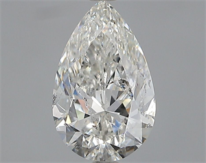 Picture of Natural Diamond 1.00 Carats, Pear with  Cut, H Color, SI2 Clarity and Certified by GIA