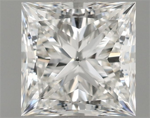 Picture of Natural Diamond 1.03 Carats, Princess with  Cut, I Color, VS2 Clarity and Certified by GIA