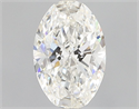 Diamante Natural 0.73 quilates, Ovalado , Color F, claridad VS1 y certificado GIA