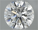 Natural Diamond 0.40 Carats, Round with Excellent Cut, E Color, IF Clarity and Certified by GIA