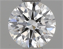 Natural Diamond 0.58 Carats, Round with Excellent Cut, E Color, I1 Clarity and Certified by GIA