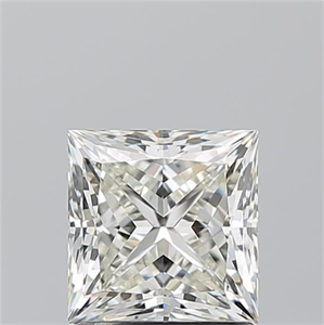 Picture of Natural Diamond 1.50 Carats, Princess with  Cut, J Color, VVS2 Clarity and Certified by GIA