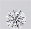 Lab Grown Diamond 1.24 Carats, Round with Ideal Cut, D Color, VVS1 Clarity and Certified by IGI