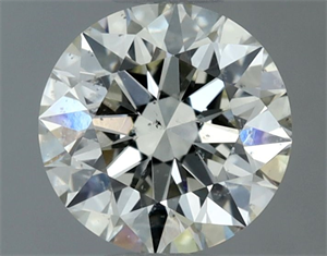 Foto Diamante Natural 0.80 quilates, Redondo , Color L, claridad SI2 y certificado IGI de