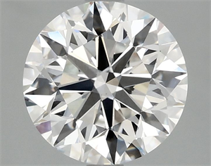 Picture of Lab Grown Diamond 2.40 Carats, Round with Excellent Cut, E Color, VVS2 Clarity and Certified by IGI
