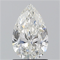 Natural Diamond 1.20 Carats, Pear with  Cut, G Color, I1 Clarity and Certified by GIA