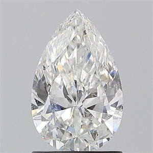 Picture of Natural Diamond 1.20 Carats, Pear with  Cut, G Color, I1 Clarity and Certified by GIA
