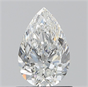 Diamante Natural 0.90 quilates, De pera , Color F, claridad SI1 y certificado GIA