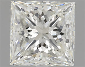 Picture of Natural Diamond 1.01 Carats, Princess with  Cut, J Color, VS2 Clarity and Certified by GIA