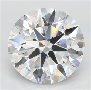 Picture of Lab Grown Diamond 3.11 Carats, Round with Ideal Cut, D Color, IF Clarity and Certified by IGI
