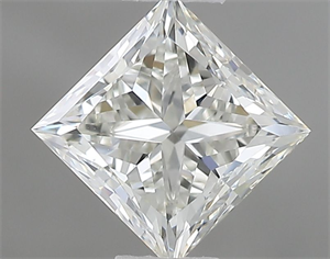 Picture of Natural Diamond 0.74 Carats, Princess with  Cut, H Color, VVS1 Clarity and Certified by IGI