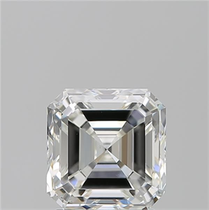 Foto Diamante Natural 2.01 quilates, Asscher , Color H, claridad VS2 y certificado GIA de