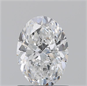 Natural Diamond 1.20 Carats, Oval with  Cut, D Color, VVS2 Clarity and Certified by GIA