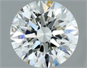 Natural Diamond 0.73 Carats, Round with Excellent Cut, I Color, VVS2 Clarity and Certified by IGI