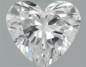 Picture of Natural Diamond 0.51 Carats, Heart with  Cut, G Color, SI2 Clarity and Certified by GIA