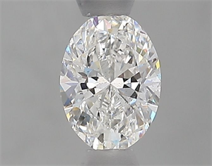 Picture of Natural Diamond 0.51 Carats, Oval with  Cut, E Color, SI2 Clarity and Certified by GIA