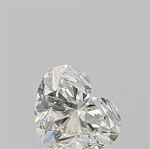 Picture of Natural Diamond 0.50 Carats, Heart with  Cut, K Color, VVS1 Clarity and Certified by GIA