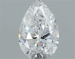 Picture of Natural Diamond 0.40 Carats, Pear with  Cut, D Color, VS2 Clarity and Certified by GIA