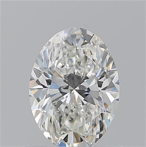 Picture of Natural Diamond 0.90 Carats, Oval with  Cut, G Color, SI1 Clarity and Certified by GIA