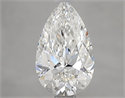 Natural Diamond 1.56 Carats, Pear with  Cut, G Color, VVS2 Clarity and Certified by GIA