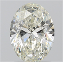 Diamante Natural 1.20 quilates, Ovalado , Color K, claridad SI2 y certificado GIA