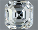 Natural Diamond 1.00 Carats, Asscher with  Cut, H Color, VVS2 Clarity and Certified by IGI