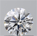Natural Diamond 0.70 Carats, Round with Excellent Cut, D Color, VVS1 Clarity and Certified by GIA