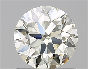 Foto Diamante Natural 0.91 quilates, Redondo , Color N, claridad VVS2 y certificado GIA de