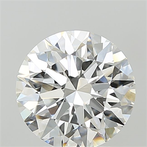 Picture of Lab Grown Diamond 3.09 Carats, Round with Ideal Cut, F Color, VVS2 Clarity and Certified by IGI