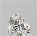 Natural Diamond 0.51 Carats, Heart with  Cut, H Color, VS1 Clarity and Certified by GIA