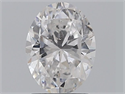 Diamante Natural 1.61 quilates, Ovalado , Color D, claridad SI2 y certificado HRD