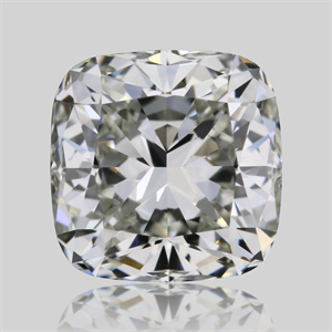 Picture of Natural Diamond 1.01 Carats, Cushion with  Cut, J Color, VVS2 Clarity and Certified by GIA