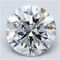 Diamante Natural 3.01 quilates, Redondo , Color E, claridad VS1 y certificado GIA