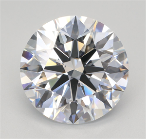 Picture of Lab Grown Diamond 5.06 Carats, Round with Ideal Cut, F Color, VVS1 Clarity and Certified by IGI