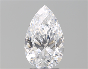 Picture of Natural Diamond 2.56 Carats, Pear with  Cut, D Color, VVS1 Clarity and Certified by GIA