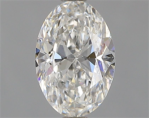 Foto Diamante Natural 0.71 quilates, Ovalado , Color F, claridad SI1 y certificado GIA de