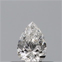 Natural Diamond 0.23 Carats, Pear with  Cut, F Color, VVS2 Clarity and Certified by GIA
