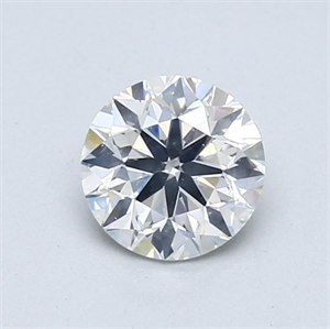 Picture of Natural Diamond 0.90 Carats, Round with Very Good Cut, F Color, SI2 Clarity and Certified by GIA