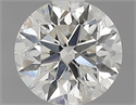 Natural Diamond 0.72 Carats, Round with Excellent Cut, J Color, I1 Clarity and Certified by GIA