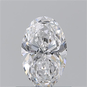 Picture of Natural Diamond 0.70 Carats, Oval with  Cut, D Color, SI1 Clarity and Certified by GIA