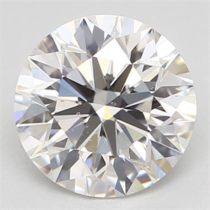 Picture of Natural Diamond 0.90 Carats, Round with Excellent Cut, F Color, SI1 Clarity and Certified by GIA