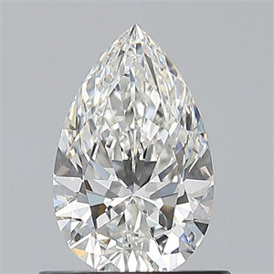 Picture of Natural Diamond 0.70 Carats, Pear with  Cut, G Color, VVS1 Clarity and Certified by GIA